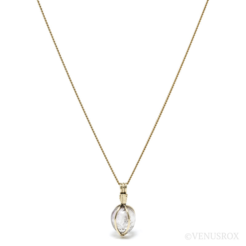 Amethyst Phantom Quartz with Negative Crystals Polished Crystal Pendant from Madagascar | Venusrox