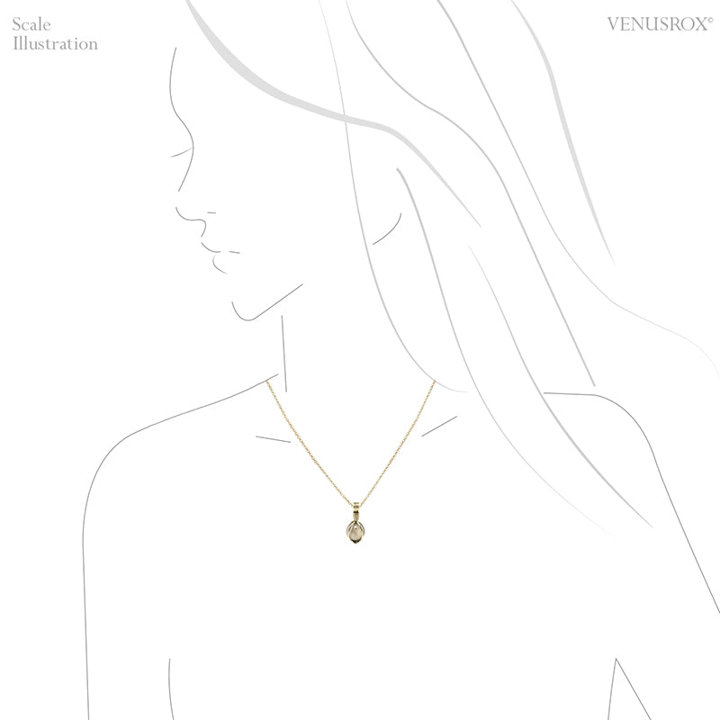 Smoky Phantom Quartz Polished Crystal Pendant from Madagascar | Venusrox