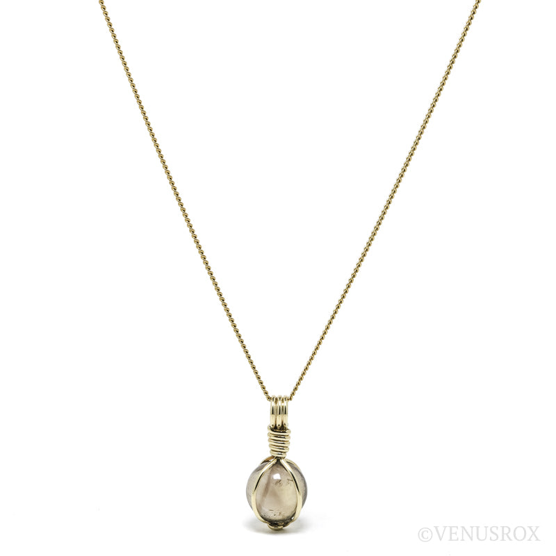 Smoky Phantom Quartz Polished Crystal Pendant from Madagascar | Venusrox