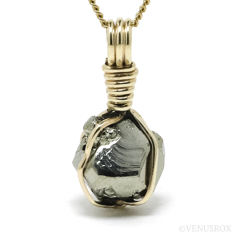 Pyrite Natural Crystal Pendant from Peru | Venusrox