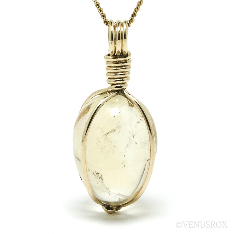 Natural Citrine Polished Crystal Pendant from Madagascar | Venusrox