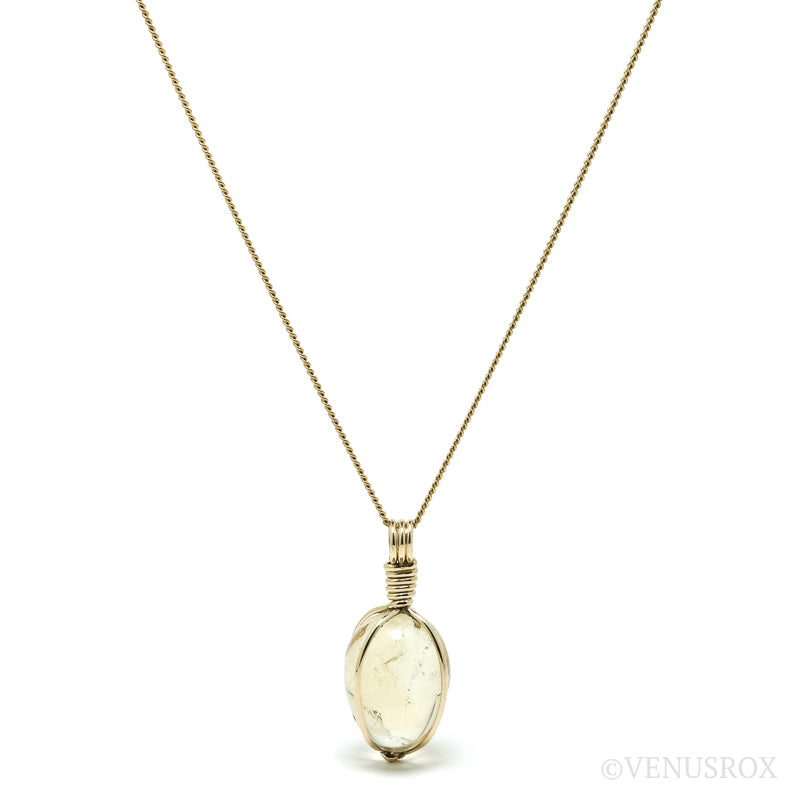 Natural Citrine Polished Crystal Pendant from Madagascar | Venusrox