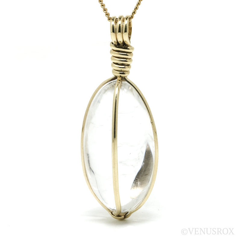 Himalayan Quartz Polished Crystal Pendant from the Indian Himalayas | Venusrox