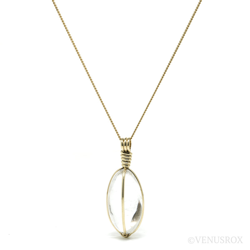 Himalayan Quartz Polished Crystal Pendant from the Indian Himalayas | Venusrox