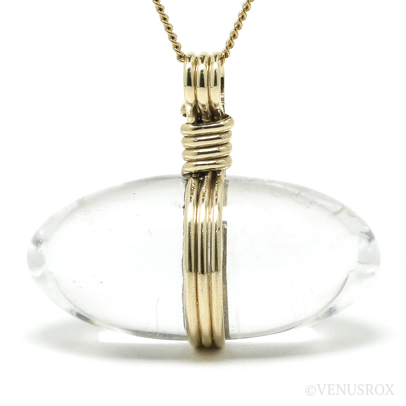 Himalayan Quartz Polished Crystal Pendant from the Indian Himalayas | Venusrox