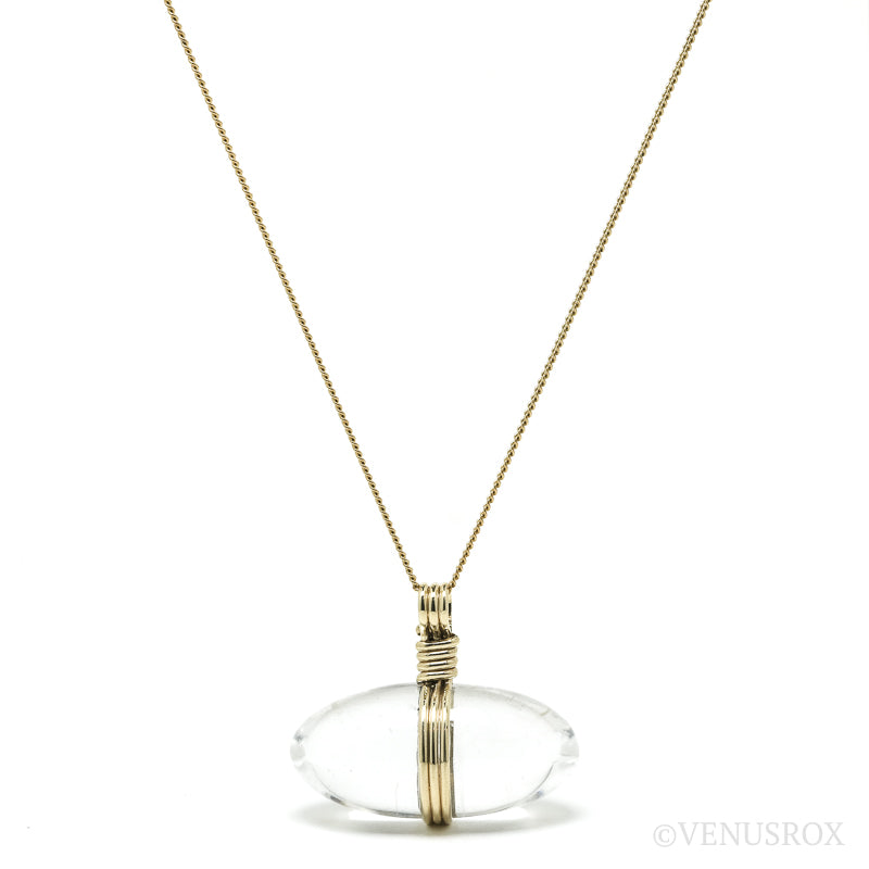 Himalayan Quartz Polished Crystal Pendant from the Indian Himalayas | Venusrox