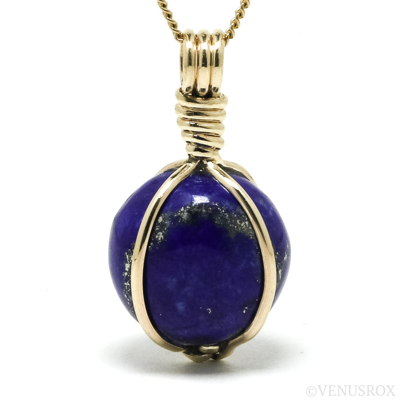 Lapis Lazuli Polished Crystal Pendant from Afghanistan | Venusrox
