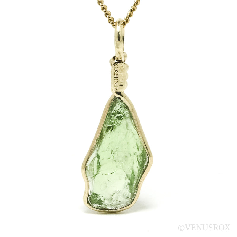 Chrome Dravite Natural Crystal Pendant from the Commander Mine, Adonjukin, Tanzania | Venusrox