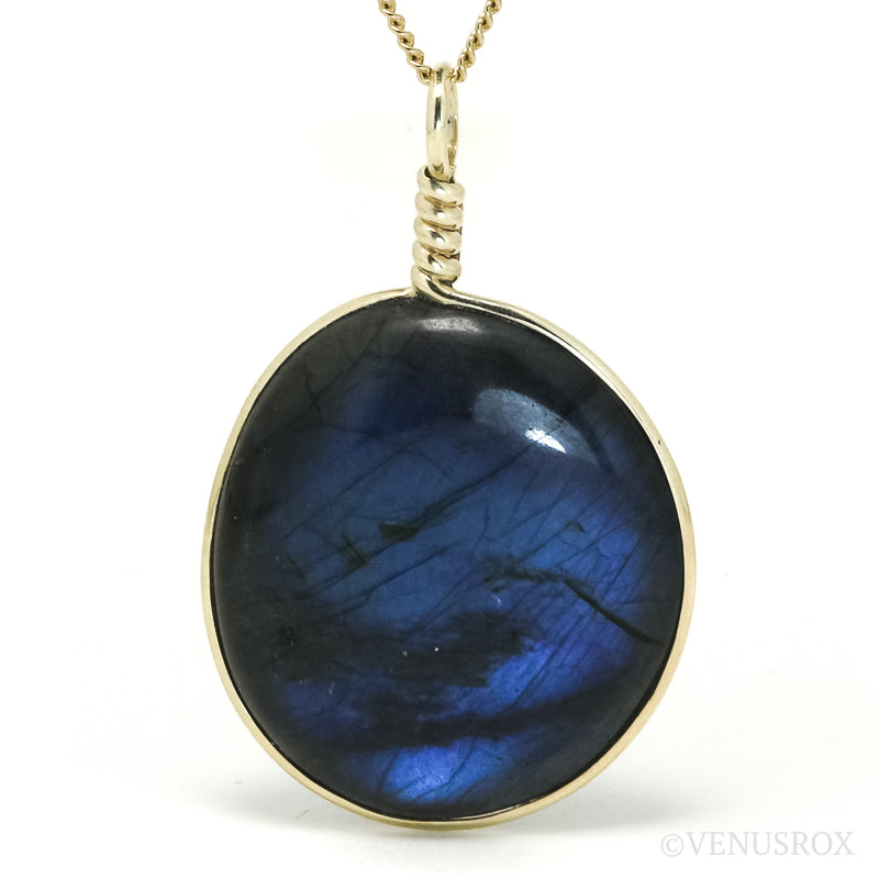 Labradorite Polished Crystal Pendant from Madagascar | Venusrox