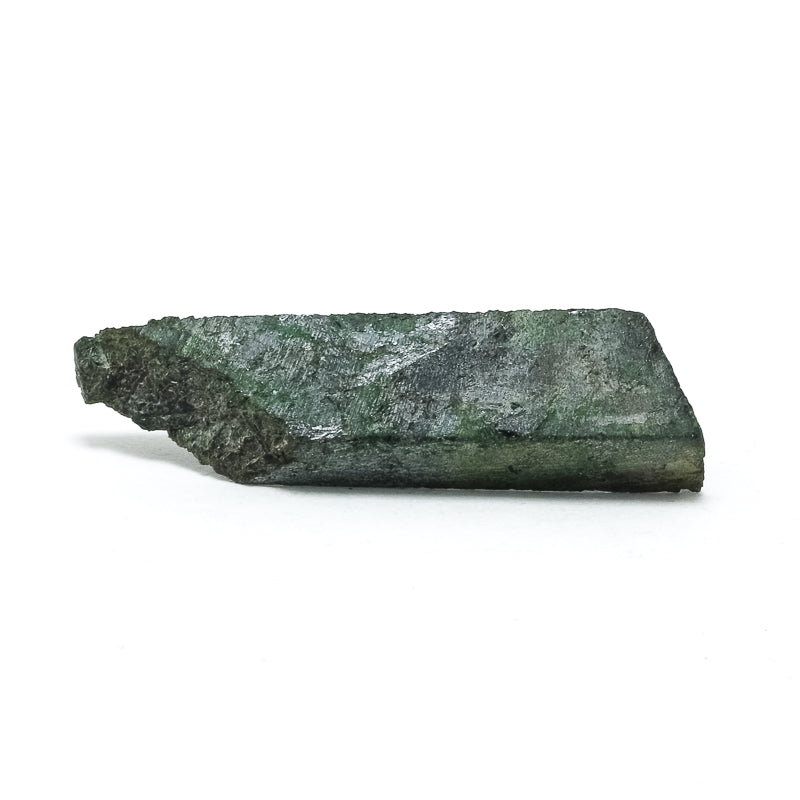 Nuummite Part Polished/Part Natural Slice from Nuuk, Sermersooq, Greenland | Venusrox