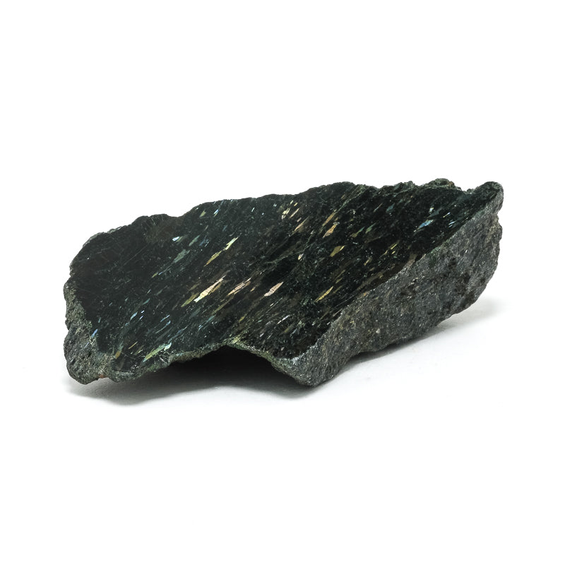 Nuummite Part Polished/Part Natural Crystal from Nuuk, Sermersooq, Greenland | Venusrox