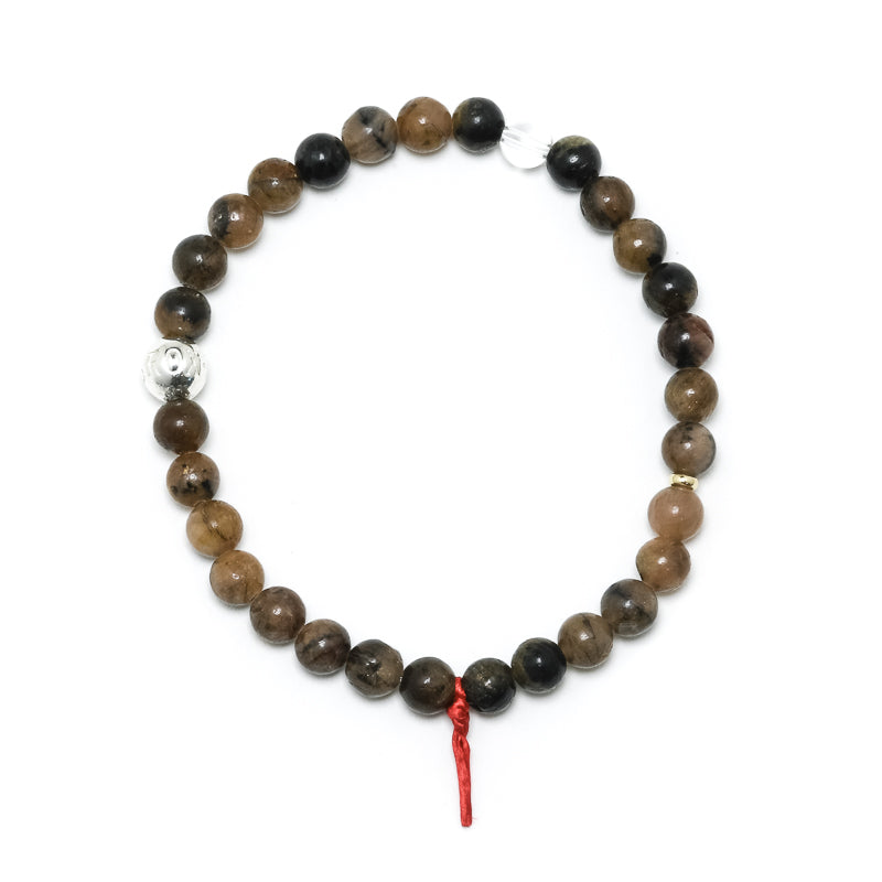 Chiastolite/Andalusite Bracelet from Brazil | Venusrox