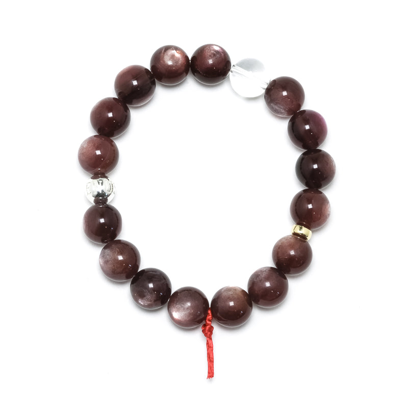 Lepidolite Bead Bracelet from Brazil | Venusrox