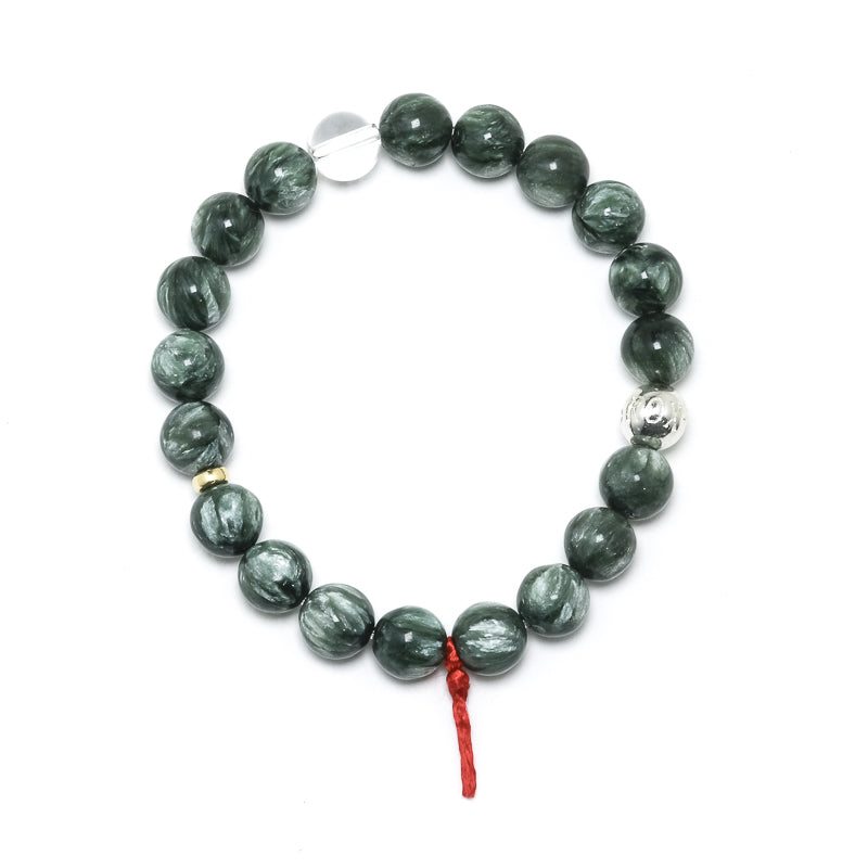 Seraphinite Bracelet from Siberia, Russia | Venusrox