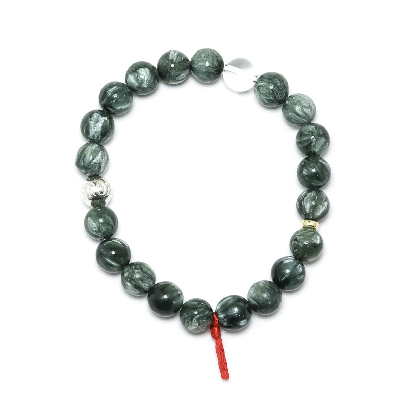 Seraphinite Bracelet from Siberia, Russia | Venusrox