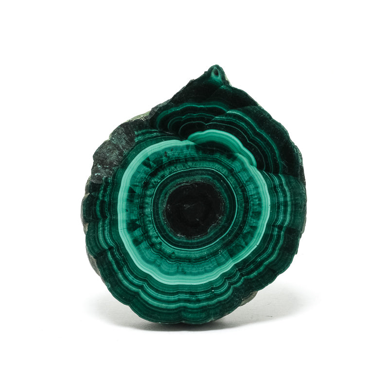 Malachite Polished/Natural Slice from the Democratic Republic of Congo | Venusrox