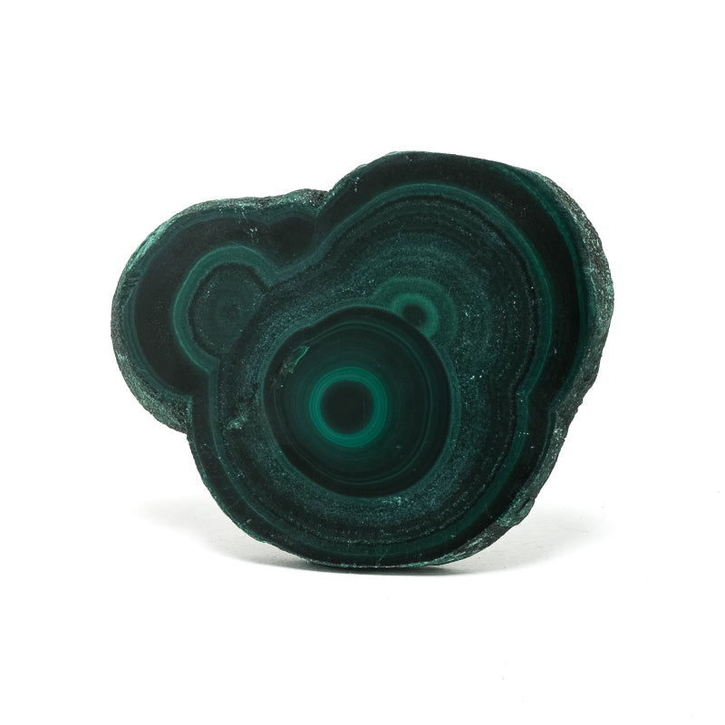 Malachite Polished/Natural Slice from the Democratic Republic of Congo | Venusrox