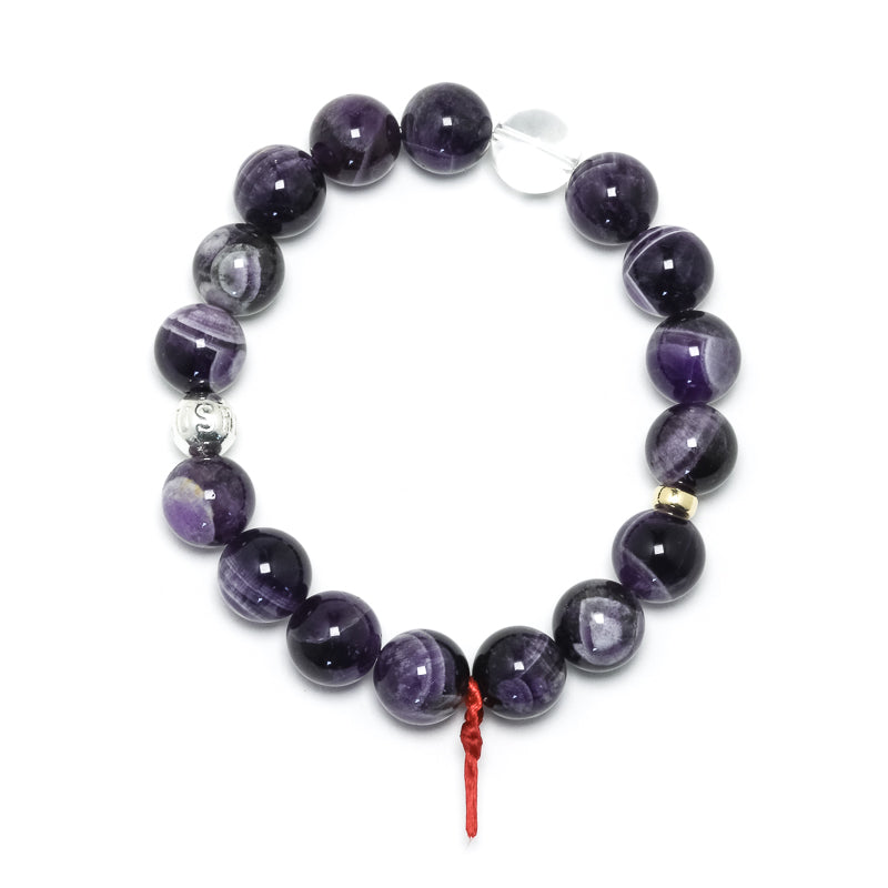 Chevron Amethyst Bracelet from Brazil | Venusrox