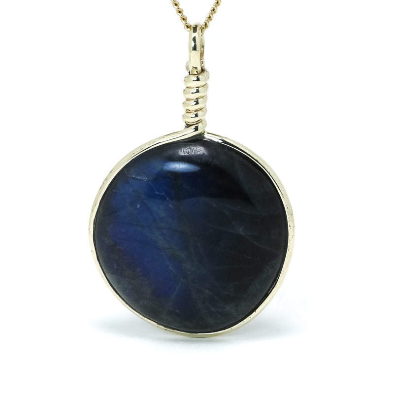 Labradorite Polished Crystal Pendant from Madagascar | Venusrox