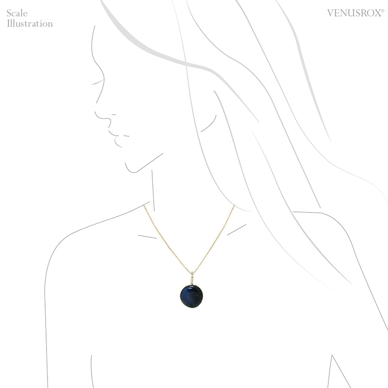 Labradorite Polished Crystal Pendant from Madagascar | Venusrox