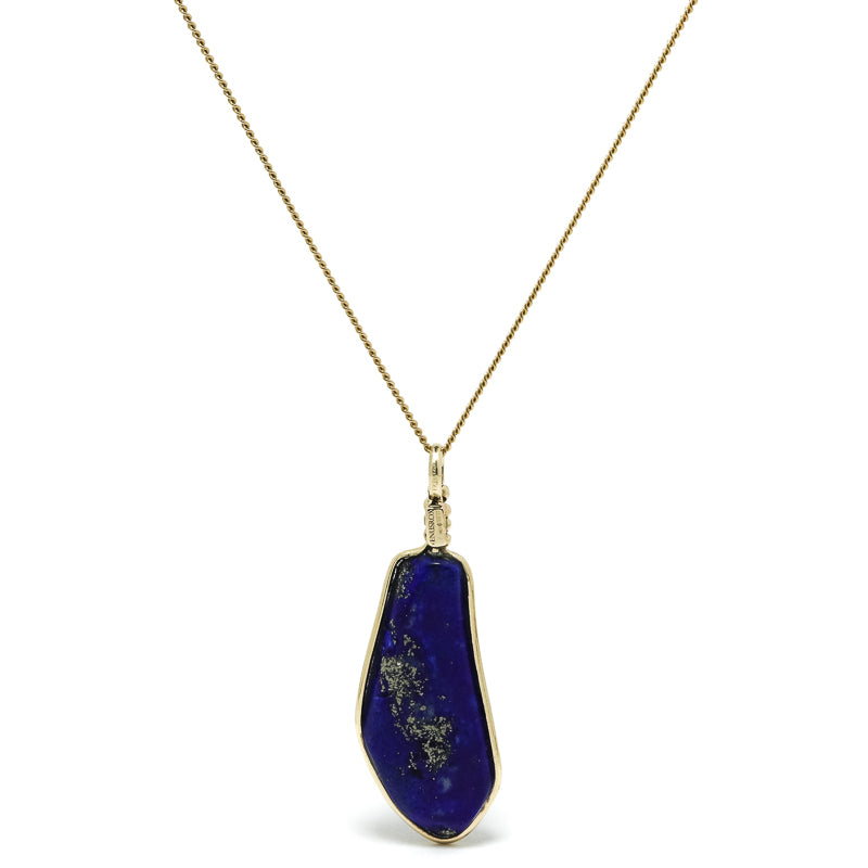 Lapis Lazuli Polished Crystal Pendant from Afghanistan | Venusrox