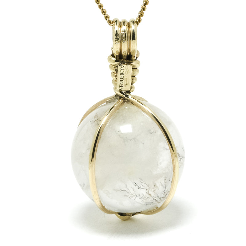 Dendritic Quartz Pendant from Brazil | Venusrox