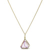 Brandberg Amethyst Quartz Polished Slice Pendant | Venusrox