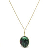 Ruby & Zoisite Polished Crystal Pendant from India | Venusrox