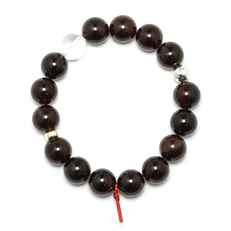 GARNET (HESSONITE) BRACELET