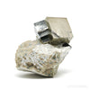 Pyrite Cube in Matrix from Navajun, La Rioja, Spain | Venusrox