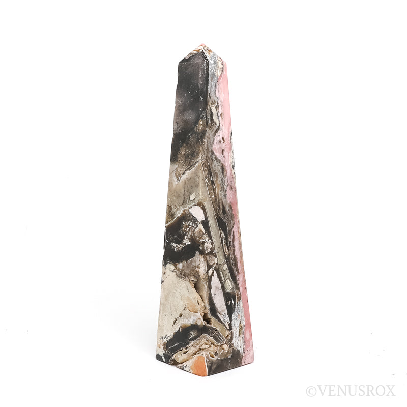 Pink Opal Polished Point from Peru | Venusrox