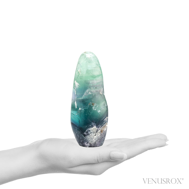 Fluorite Polished Freeform from Mexico | Venusrox