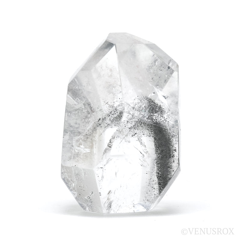 Black Phantom Lemurian Quartz Polished Crystal from Brazil | Venusrox