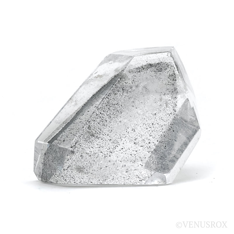 Black Phantom Lemurian Quartz Polished Crystal from Brazil | Venusrox