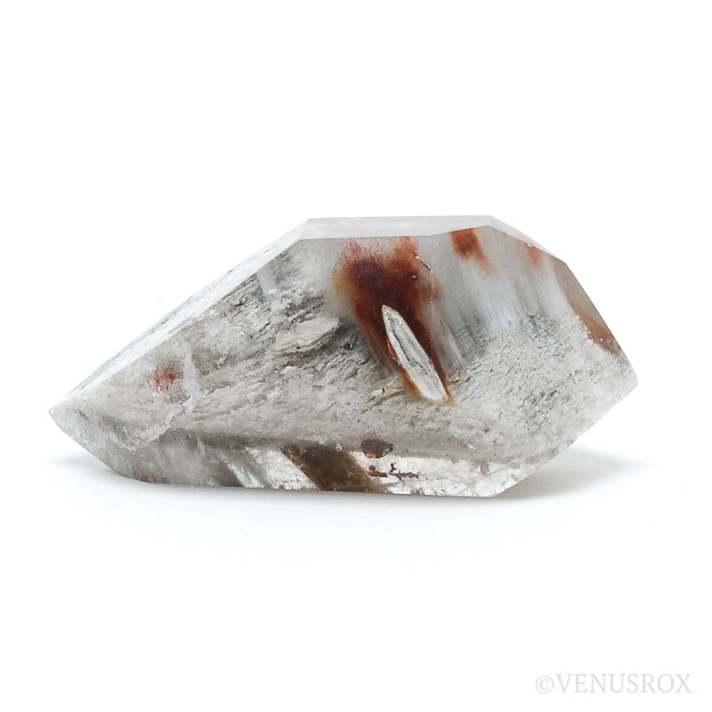 Amphibole Quartz Double Terminated Polished Point from Brazil | Venusrox