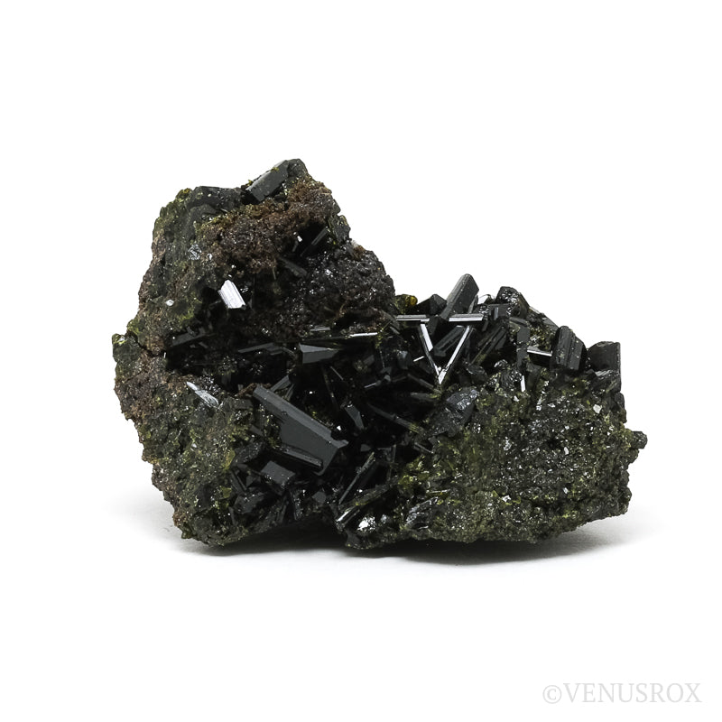 Epidote Natural Cluster from Khorwin Mt, Tafresh County, Iran | Venusrox