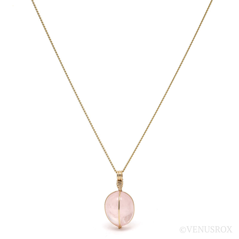 Star Rose Quartz Polished Crystal Pendant from Madagascar | Venusrox