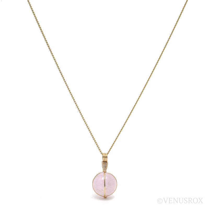 Kunzite Polished Sphere Pendant from Afghanistan | Venusrox