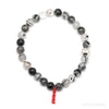 Tourmalinated Quartz Bead Bracelet from Brazil | Venusrox