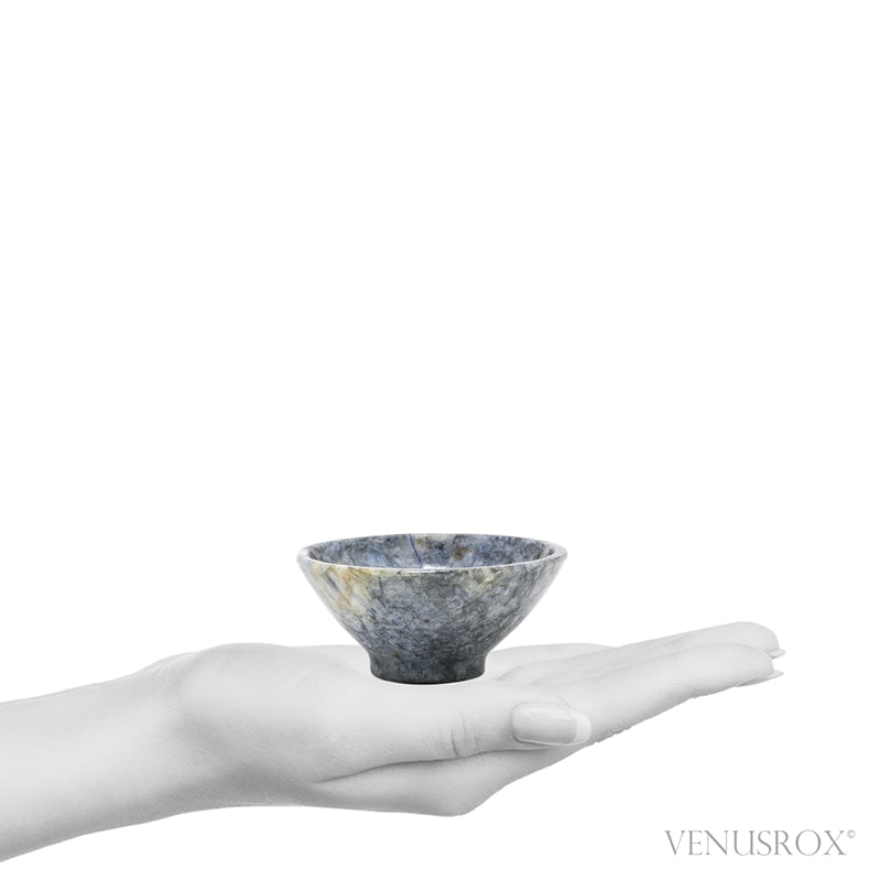Blue Kyanite with Mica Polished Bowl from India | Venusrox