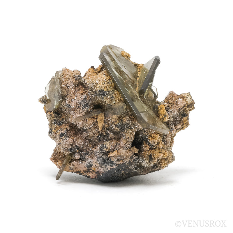 Barite on Matrix Cluster from Cerro Warihuyn, Miraflores, Huanuco Department, Peru | Venusrox