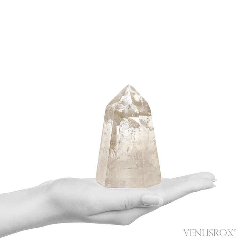 Smoky Lemurian Quartz Polished Point from Brazil | Venusrox
