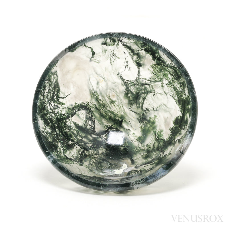 Moss Agate Bowl from India | Venusrox