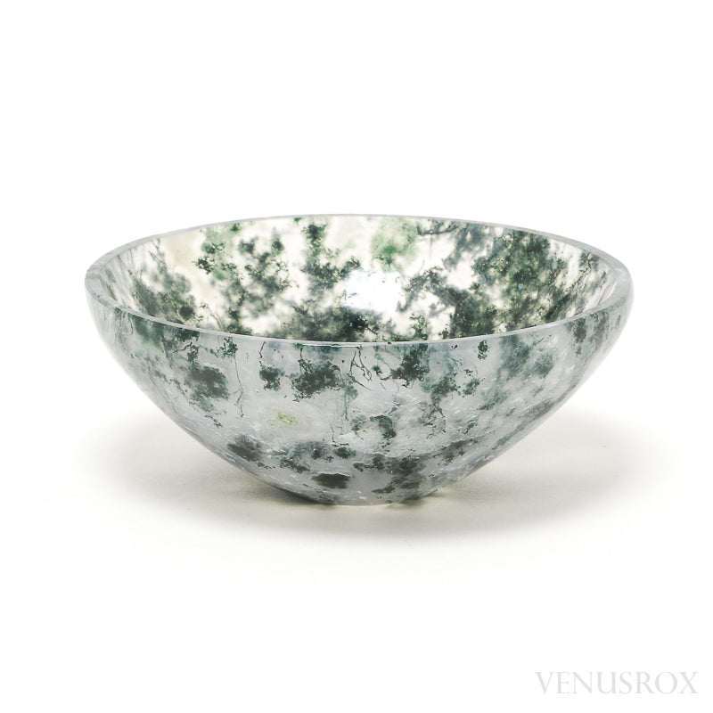Moss Agate Bowl from India | Venusrox