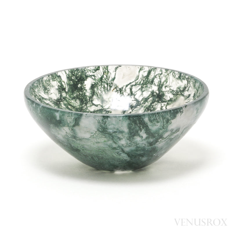 Moss Agate Bowl from India | Venusrox