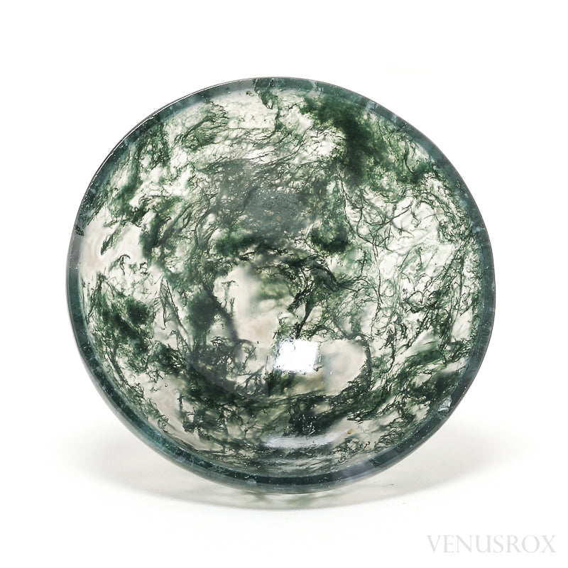 Moss Agate Bowl from India | Venusrox