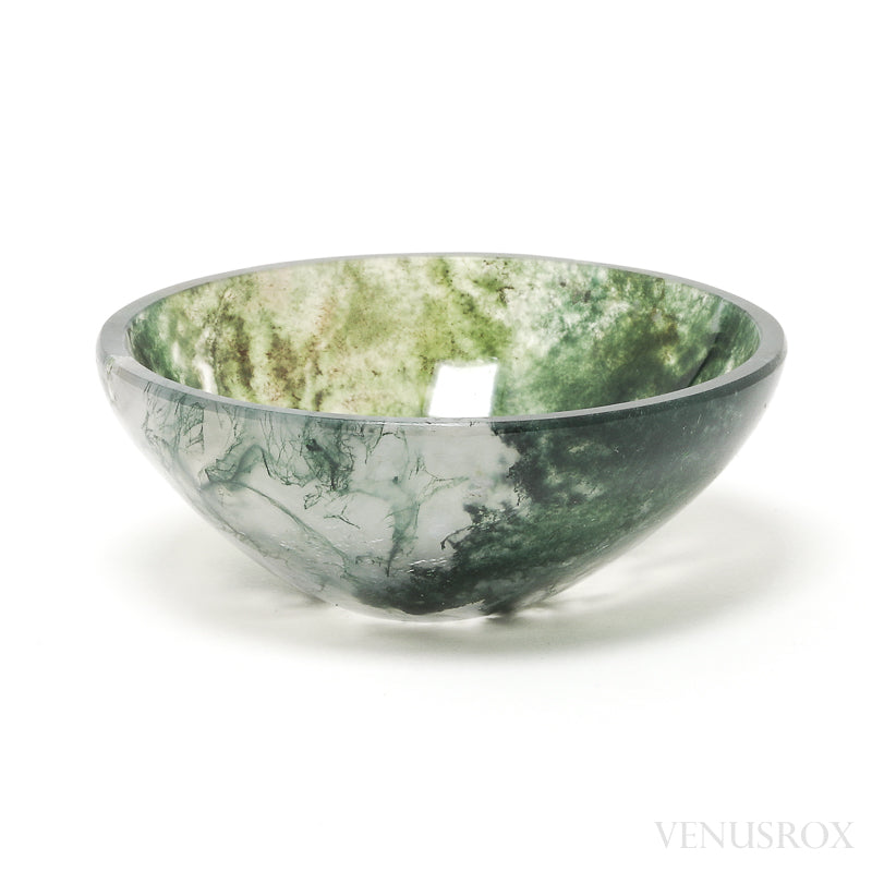 Moss Agate Bowl from India | Venusrox