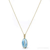 An exquisite Larimar Polished Crystal Pendant from Dominican Republic, Caribbean Sea | Venusrox