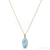 An exquisite Larimar Polished Crystal Pendant from Dominican Republic, Caribbean Sea | Venusrox