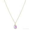 BRANDBERG AMETHYST QUARTZ PENDANT 9kt GOLD